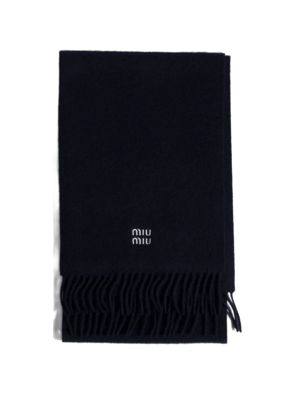 Miu Miu cashmere scarf - Blu
