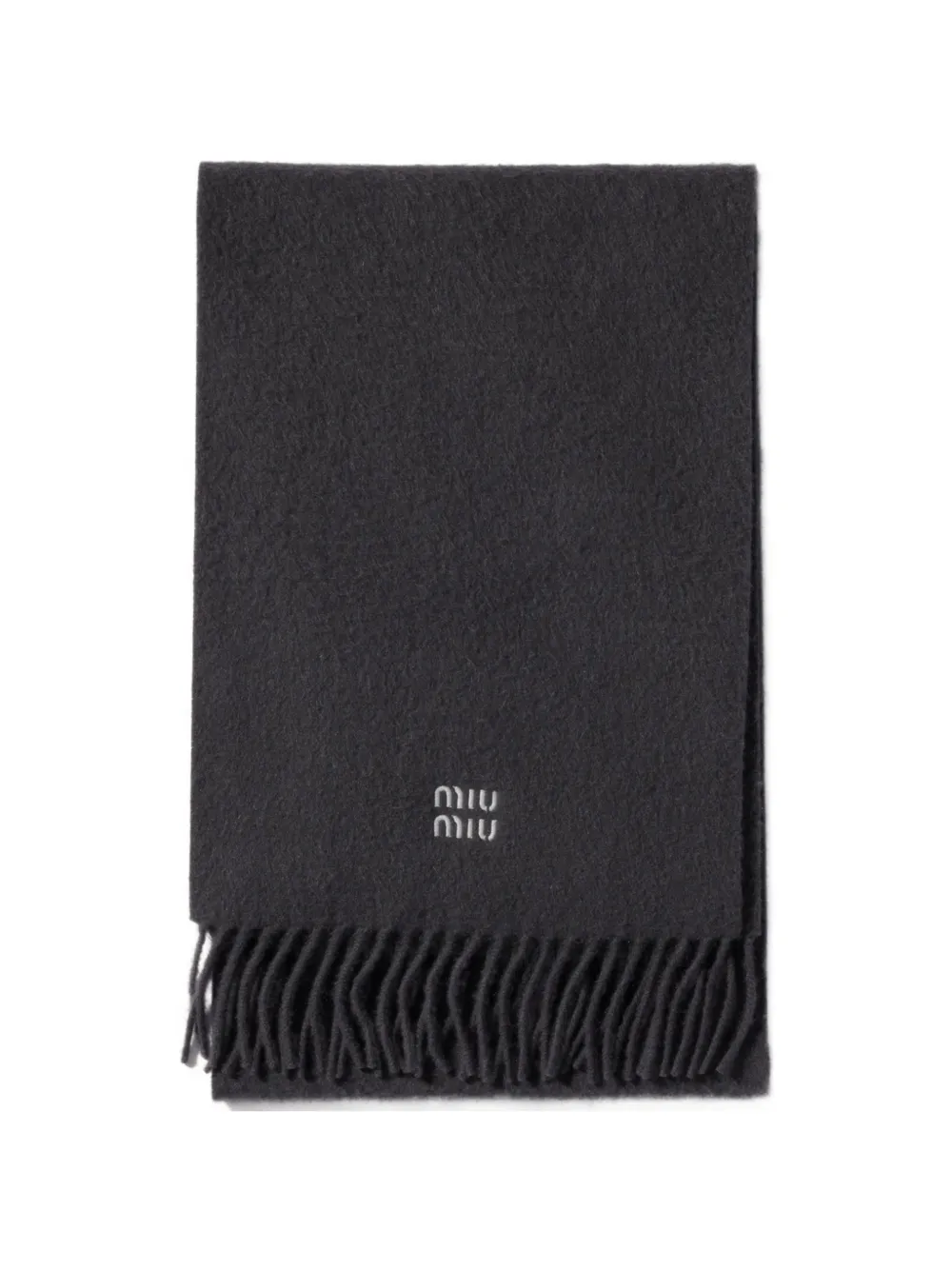 Miu Miu cashmere scarf - Grigio