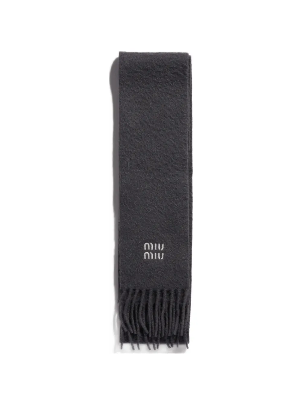 Miu Miu cashmere scarf - Grigio