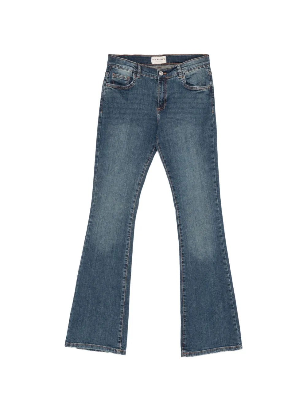 Roy Rogers Kids Flared jeans met vervaagd effect Blauw