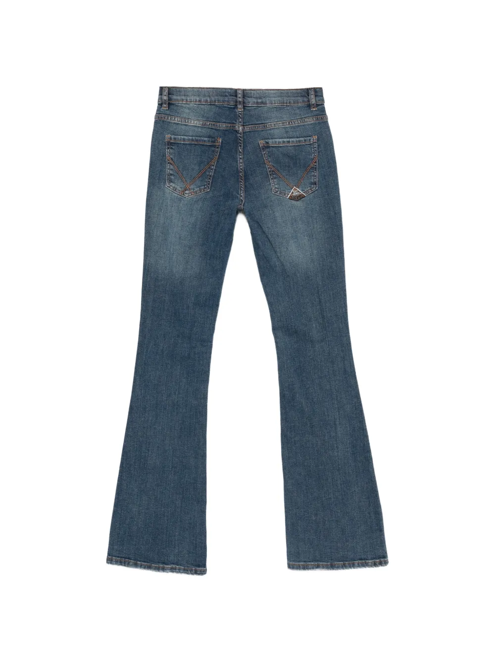 Roy Rogers Kids Flared jeans met vervaagd effect Blauw