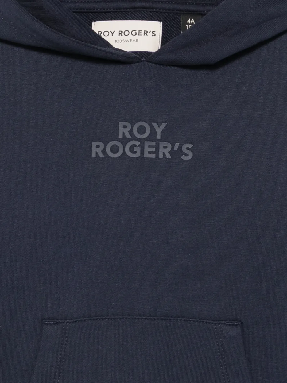 Roy Rogers Kids Hoodie met logoprint Blauw