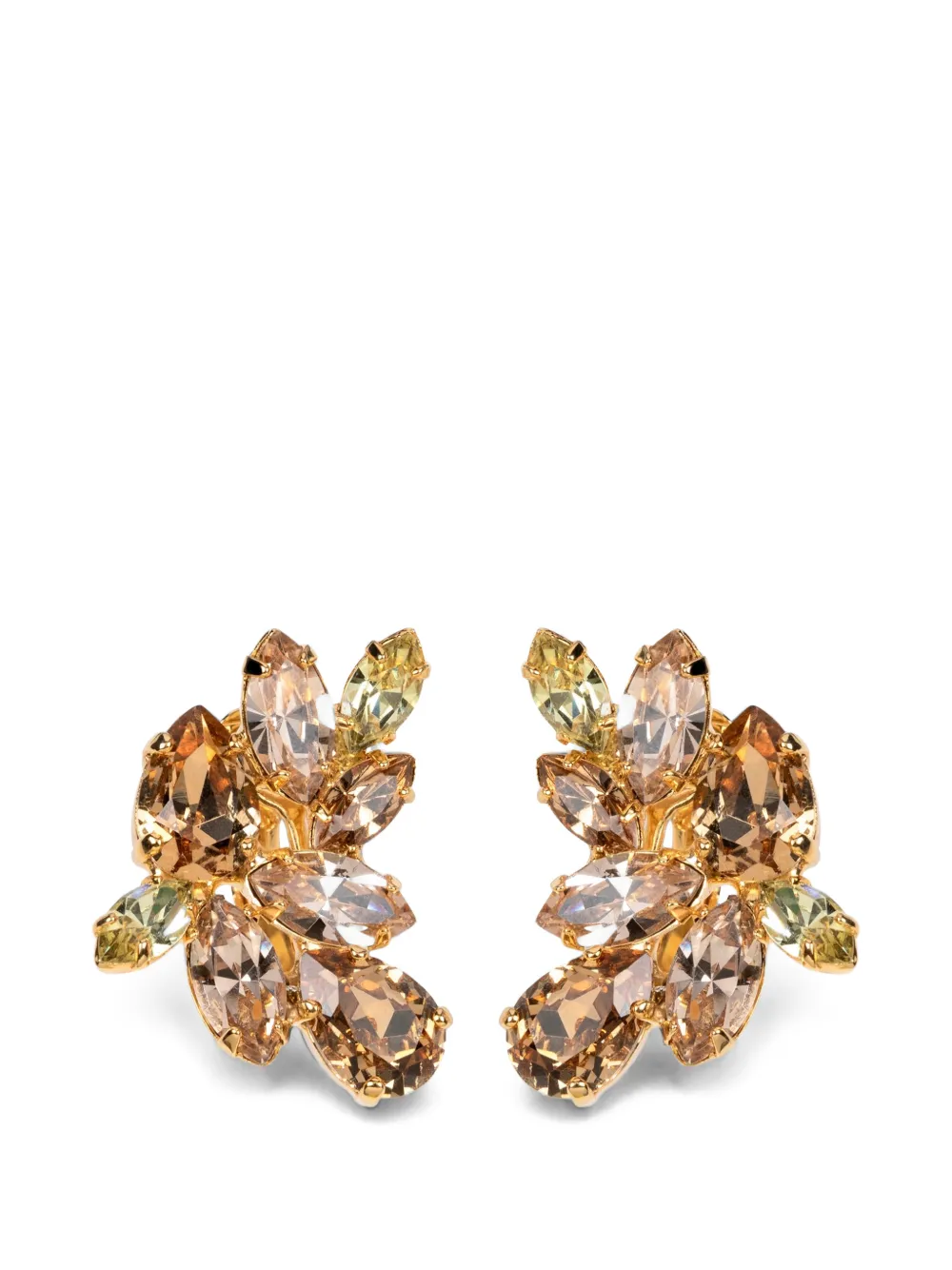 Jennifer Behr boucles d’oreilles Octavia serties de cristaux