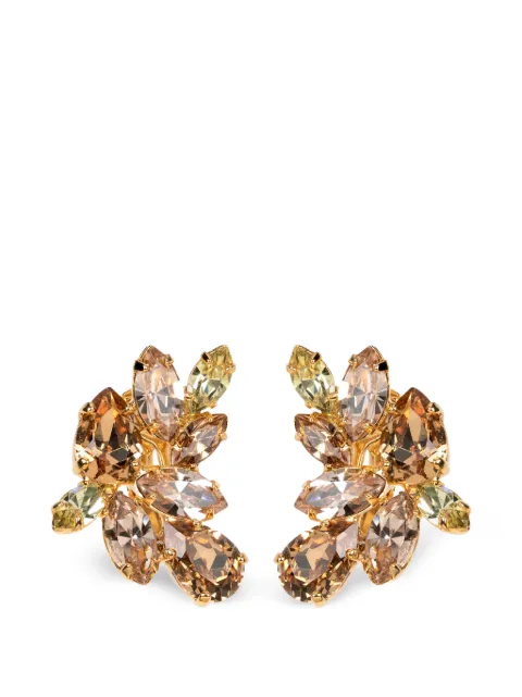 Jennifer Behr aretes Octavia con detalles de cristal