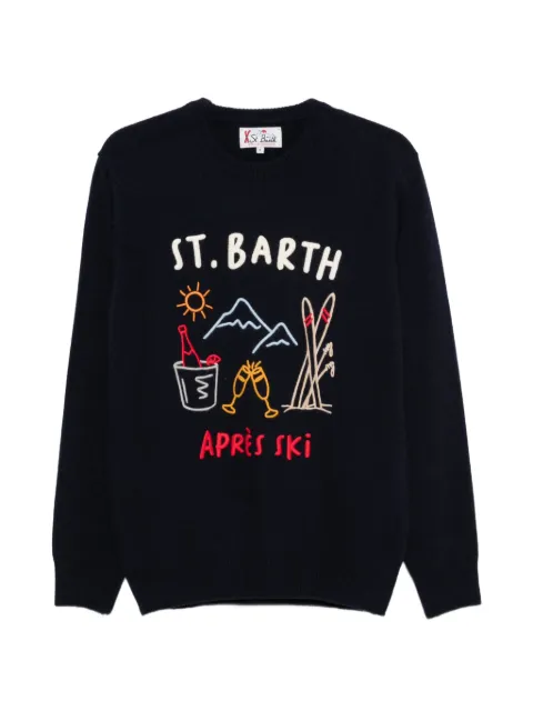 MC2 Saint Barth Heron embroidered sweater