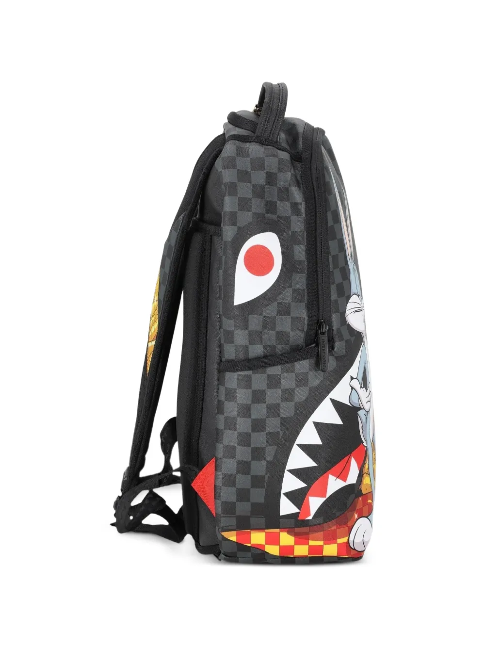 Sprayground x Looney Tunes rugzak met logo-patch en wortelstash Grijs