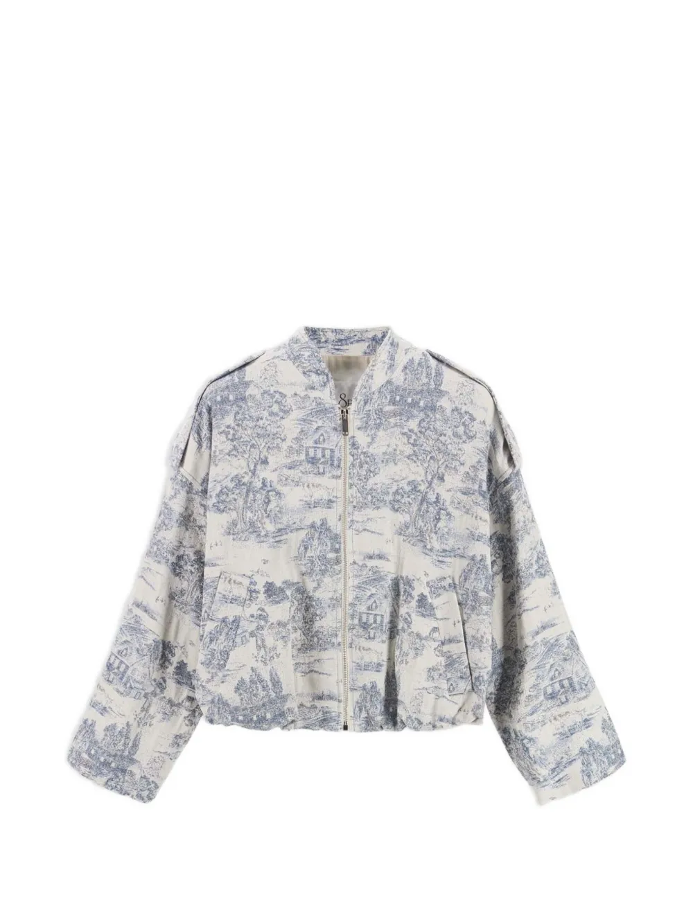 8pm Lahore toile de Jouy bomber jacket