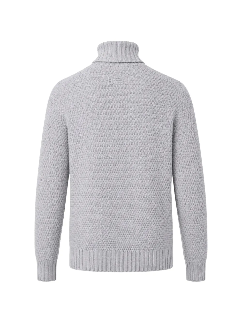 Drumohr cable-knit roll-neck sweater Grijs