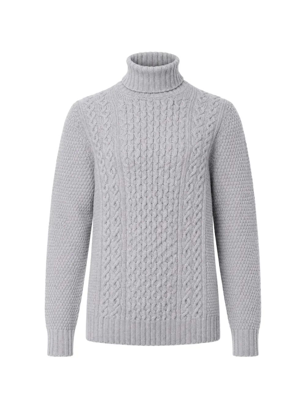 Drumohr cable-knit roll-neck sweater