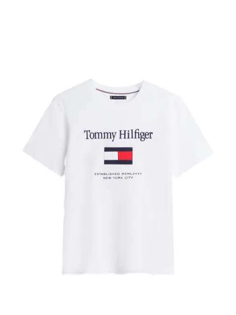 Tommy Hilfiger logo-embroidered short-sleeve T-shirt