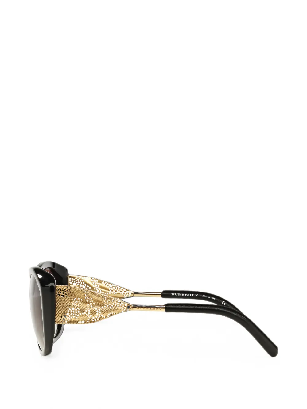 Burberry Eyewear Zonnebril met geometrisch montuur Zwart