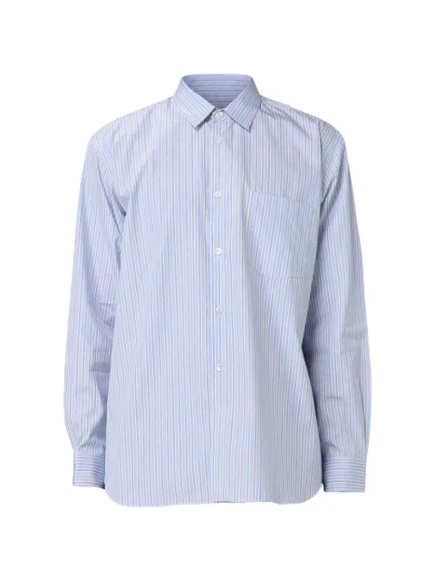 Comme Des Garçons Shirt vertical-stripe cotton shirt