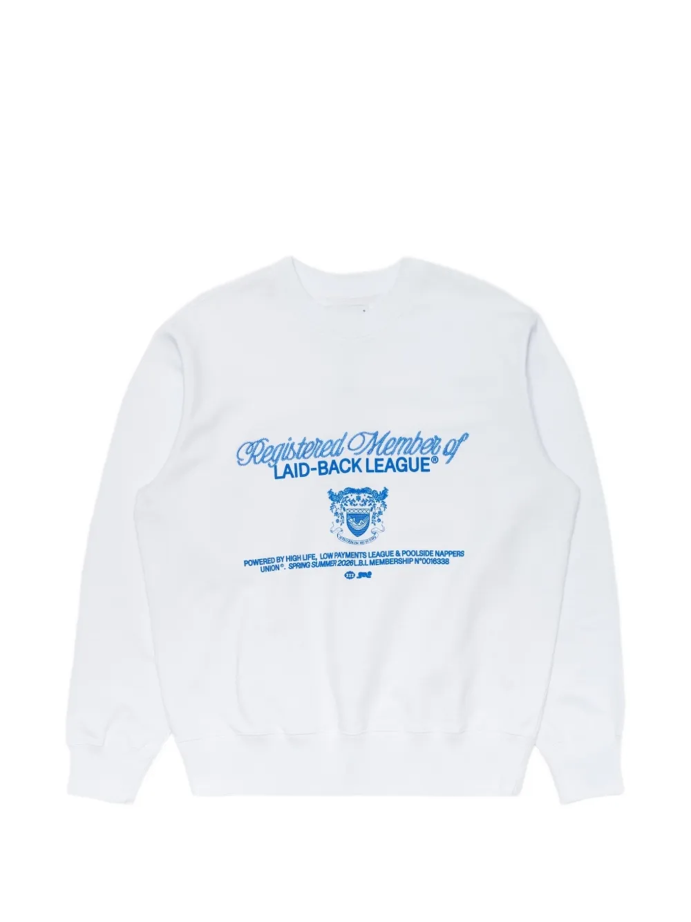 Edwin graphic-print sweatshirt - Bianco