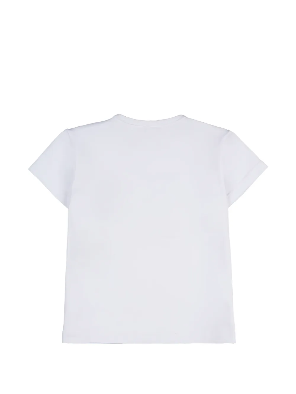 NANAN turtle-embroidered T-shirt Wit