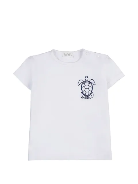 NANAN turtle-embroidered T-shirt