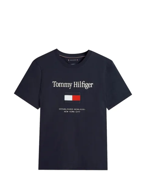 Tommy Hilfiger logo-embroidered t-shirt
