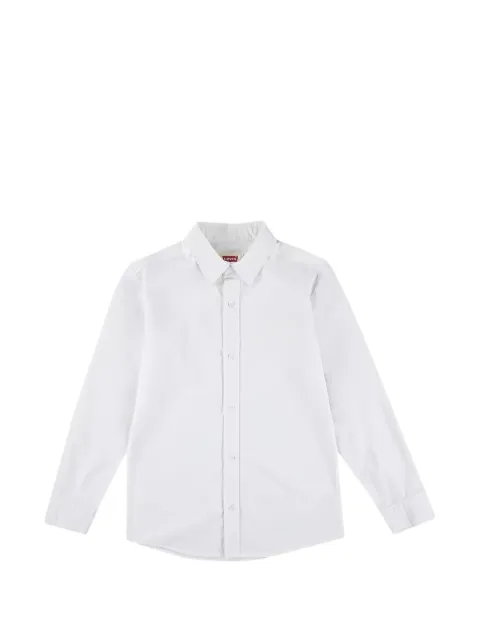 Levi's Kids Battery Housemark logo-embroidered shirt