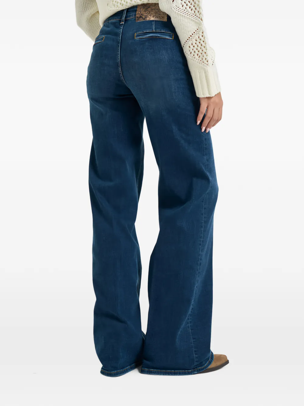 LIU JO Jeans met wijde pijpen Blauw