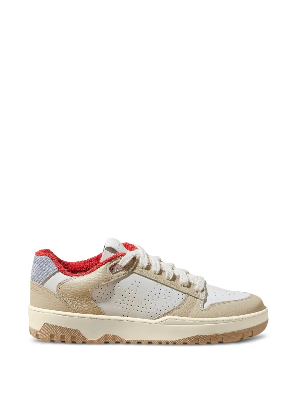 P448 Mason panelled leather sneakers