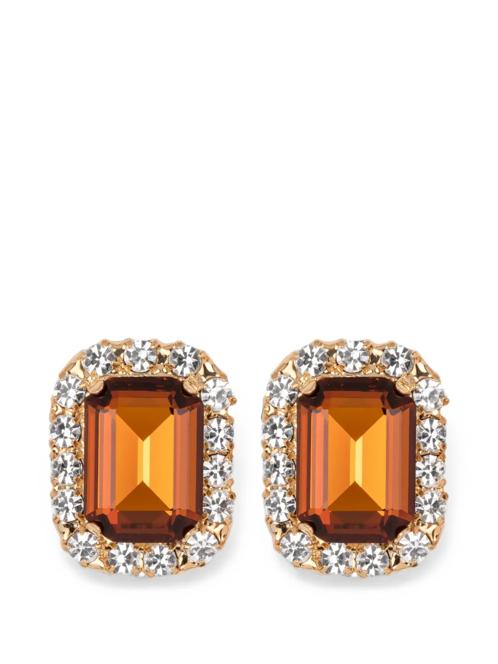 Jennifer Behr Diana crystal-embellished stud earrings