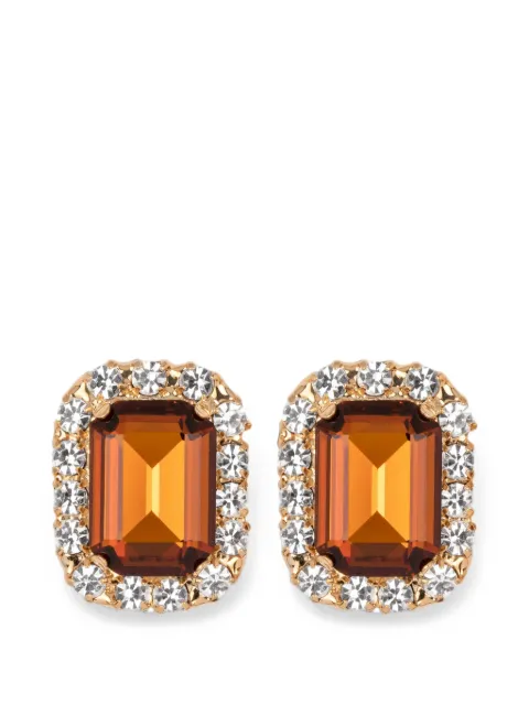 Jennifer Behr Diana crystal-embellished stud earrings