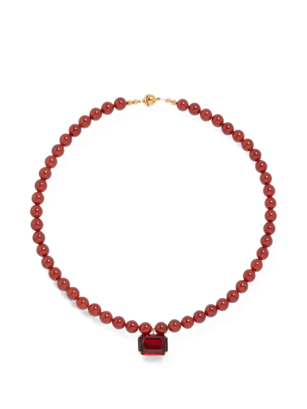 Jennifer Behr Sidonie crystal-pendant necklace
