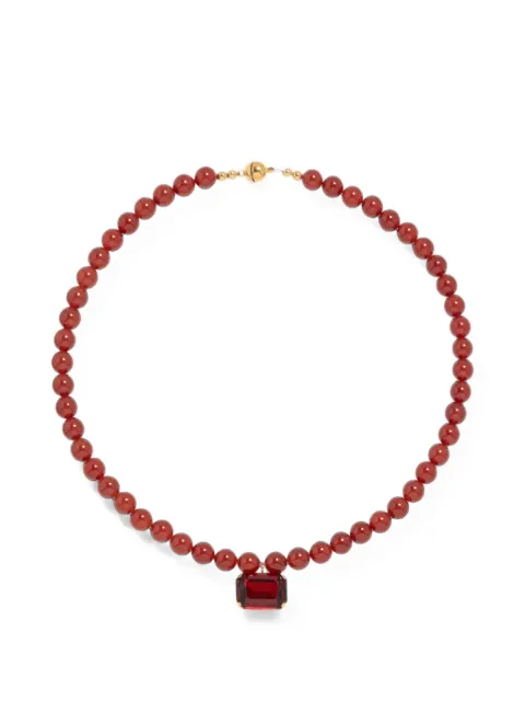 Jennifer Behr collar Sidonie con colgante de cristal
