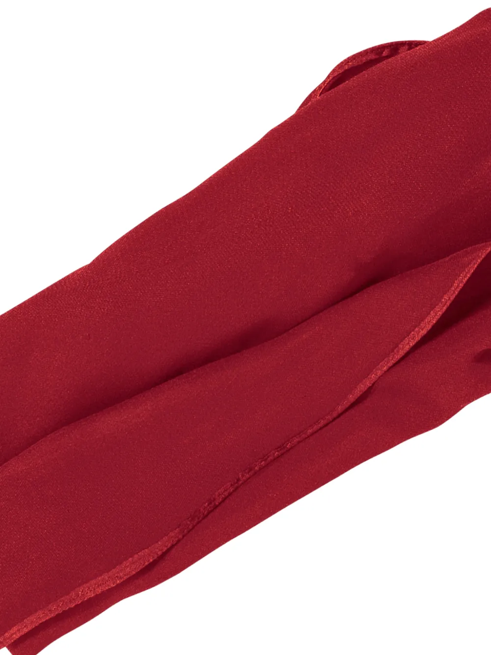 Jennifer Behr Kaylee haarband met satijnen afwerking Rood