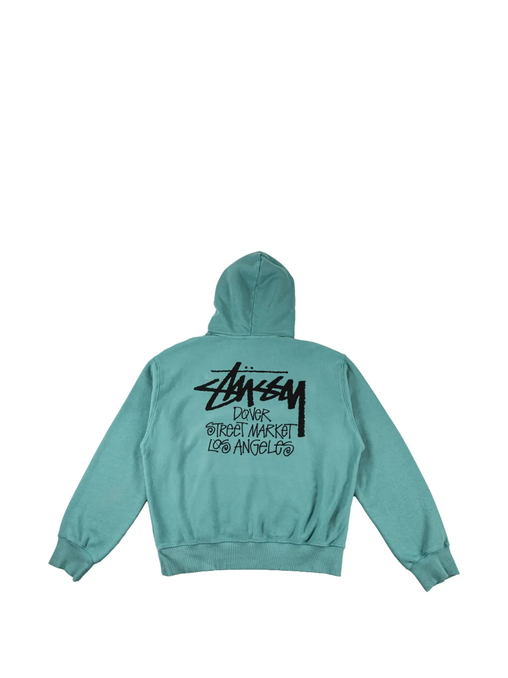 Stüssy Dover Street Market hoodie met logo-print Groen