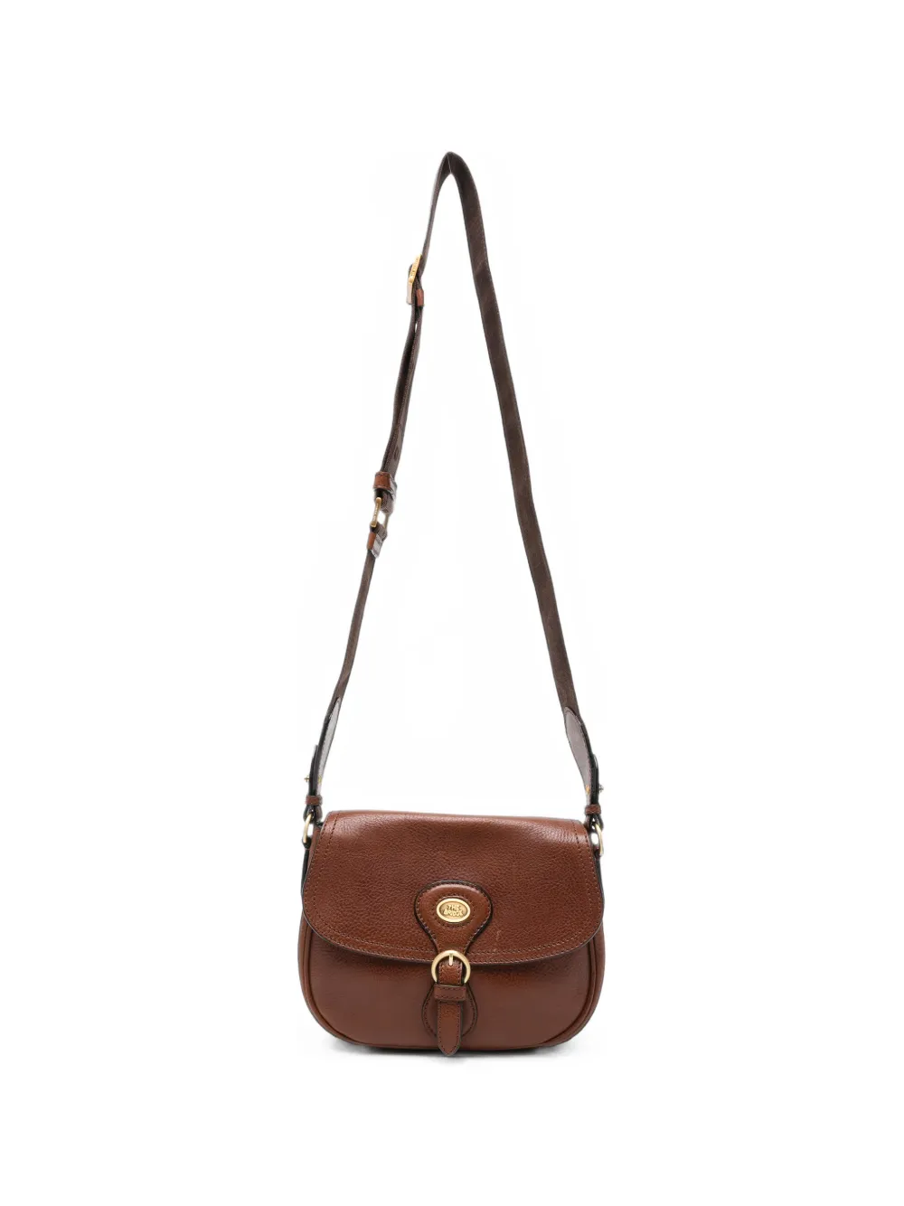The Bridge pebbled-leather cross body bag