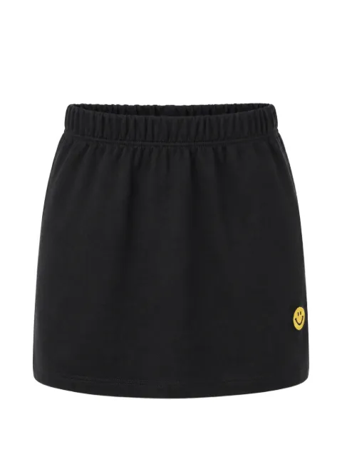 Joshua Sanders Smiley-patch jersey mini skirt