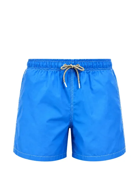 Boardies contrast-stitch swim shorts