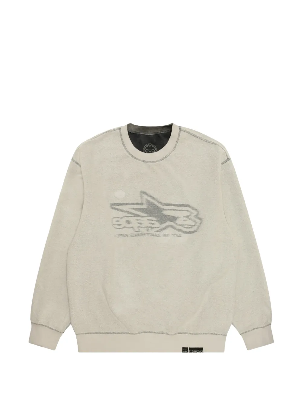 AAPE BY *A BATHING APE® Moonface logo-print sweatshirt · XL