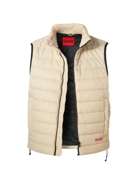 BOSS logo-print gilet