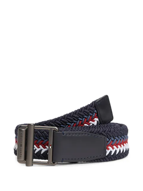 Tommy Hilfiger braided tricolour belt