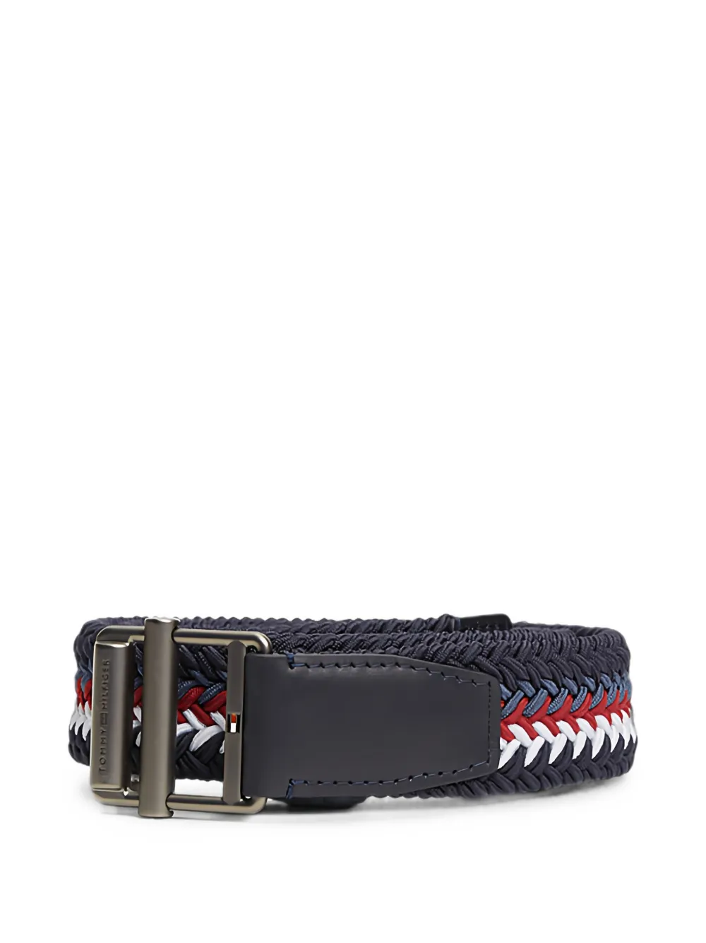 Tommy Hilfiger Gevlochten driekleurige riem Blauw