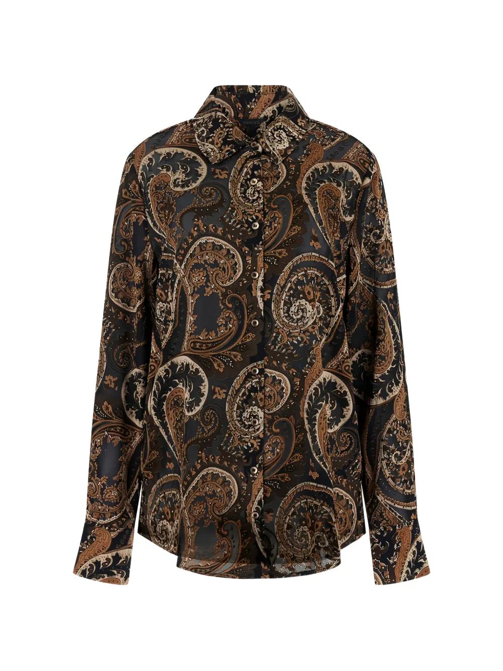 GUESS USA Clarisse paisley-print shirt - Nero