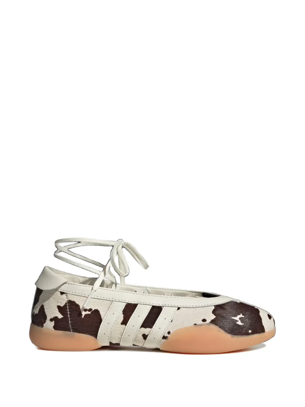 adidas Taekwondo Mei cow-print ballet flats - Marrone