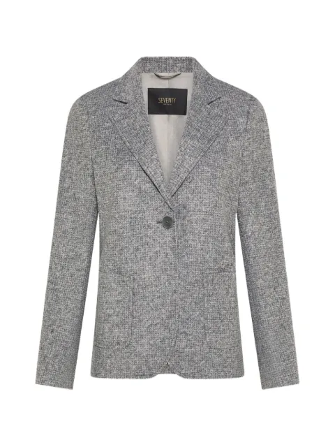 Seventy mélange single-breasted blazer