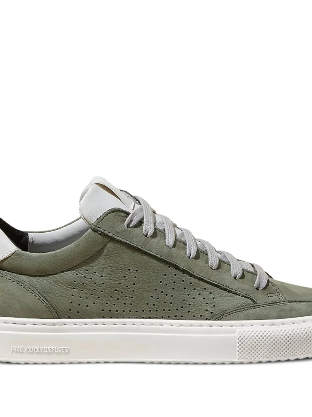 P448 Soho perforated sneakers Groen
