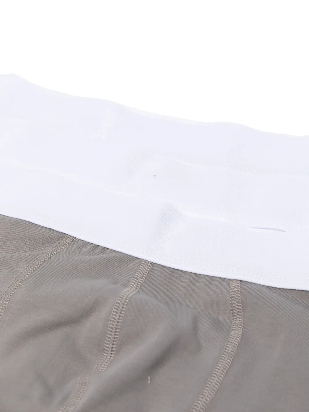 AMI Paris Drie boxershorts met elastische tailleband Grijs