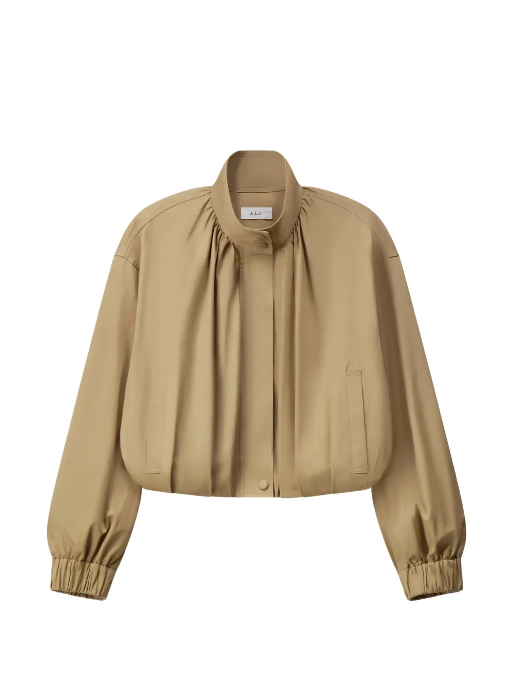 A.L.C. Amelie Gathered Jacket in Neutrals, view 2
