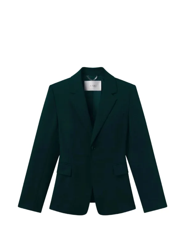 A.L.C. Elza Single-breasted Blazer in Green