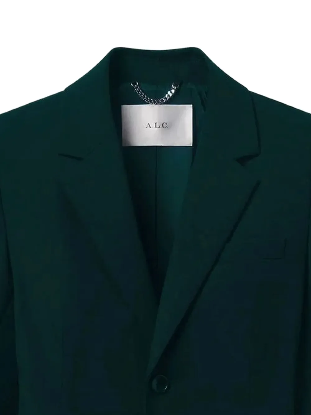 A.L.C. Elza Single-breasted Blazer in Green, view 2