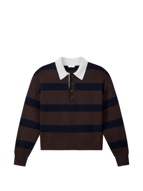 A.L.C. Alexa striped polo top