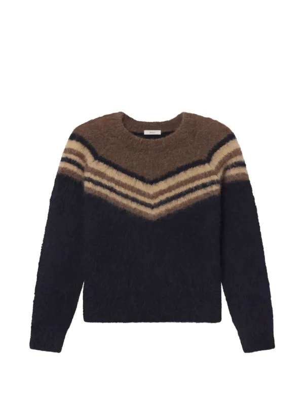 A.L.C. Sarah Brushed-knit Sweater in Black
