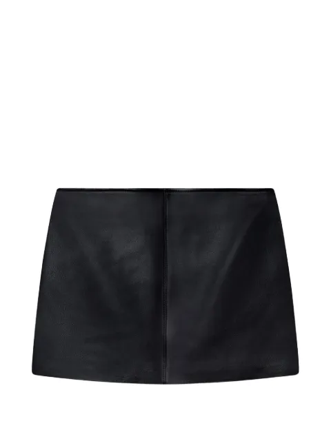 A.L.C. Mara leather mini skirt