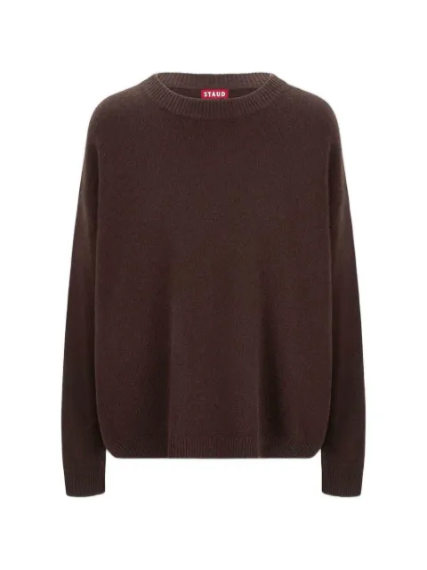 STAUD Serrano cashmere crew-neck sweater