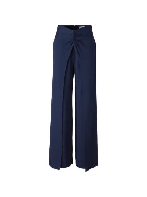 Silvia Tcherassi twist-detail wide-leg trousers