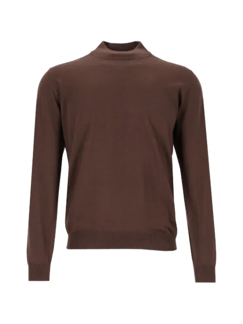 Fedeli fine-knit mock-neck sweater